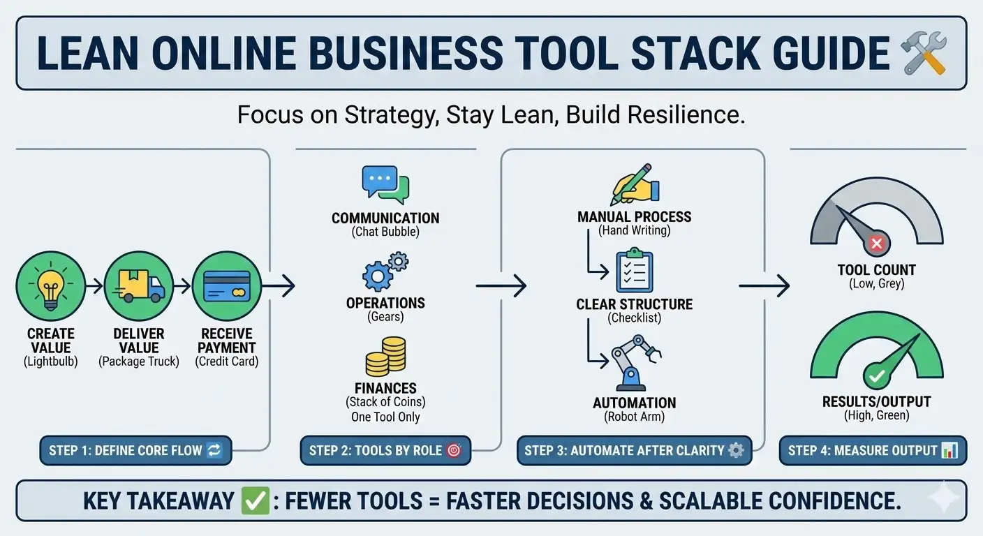 a Lean Online Business Using Only Essential Tools