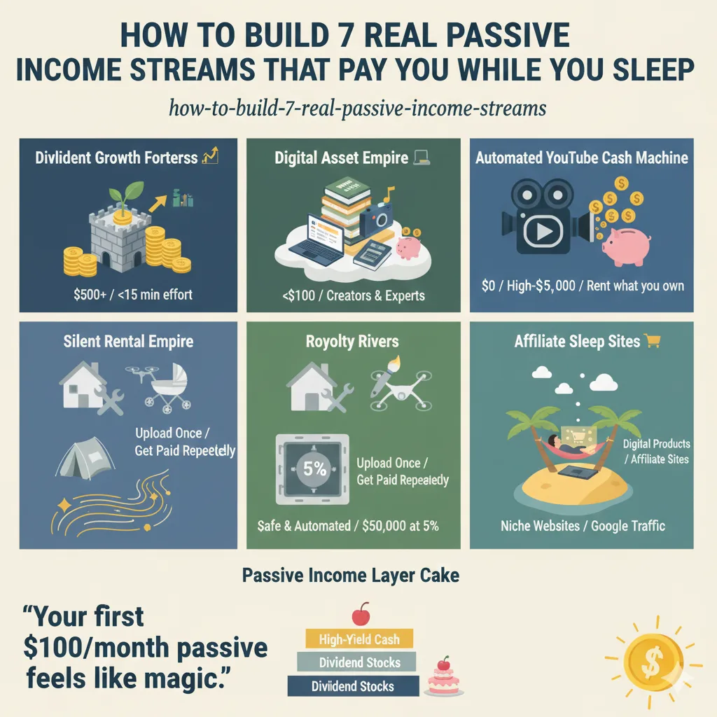 7 Real Passive Income Streams That Pay You
