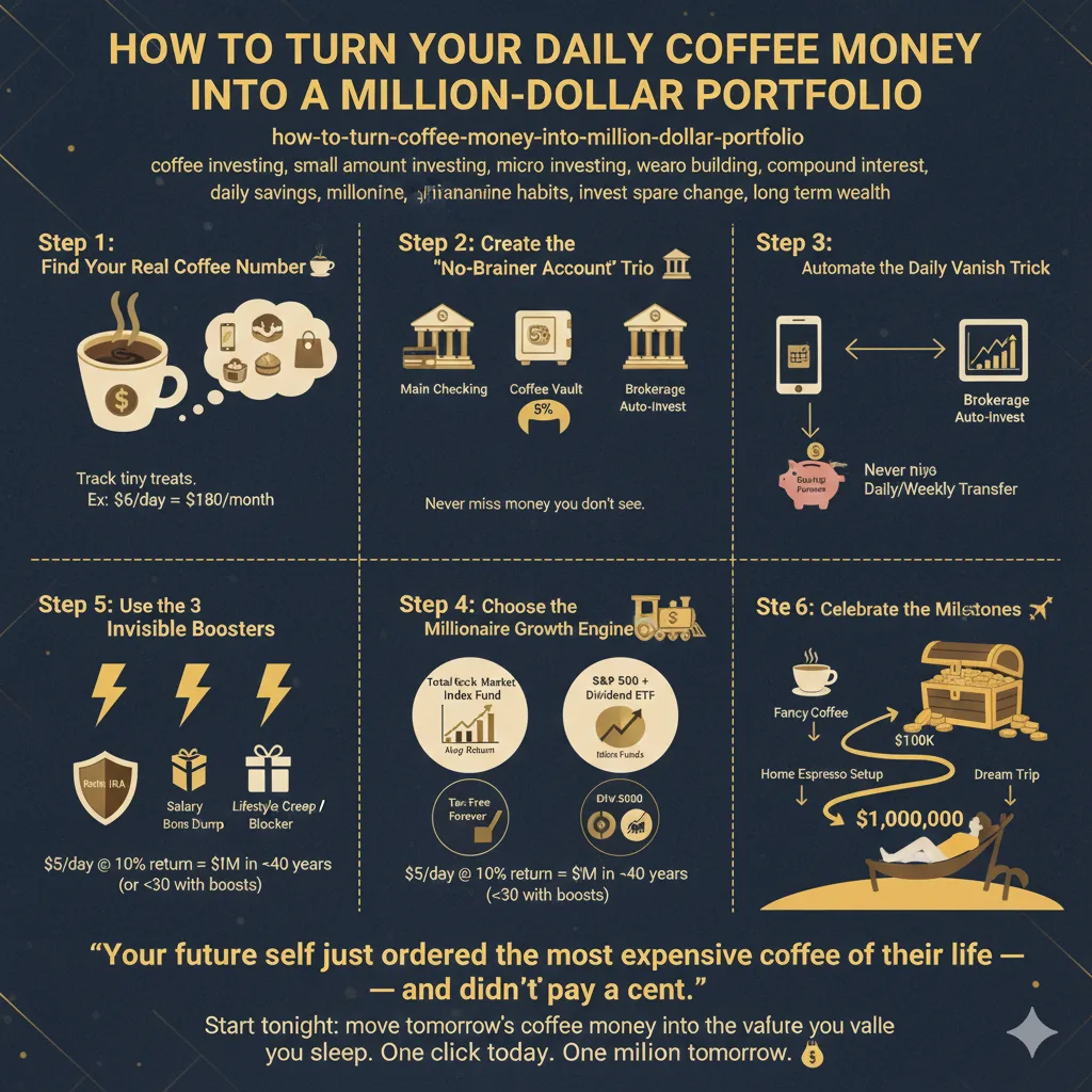 Daily Coffee Money Into a Million-Dollar Portfolio