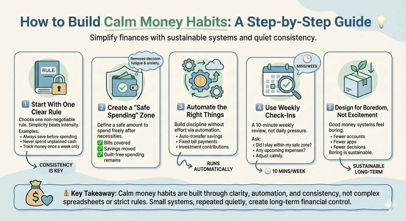 a Calm Money Habits Without Complex Budgets