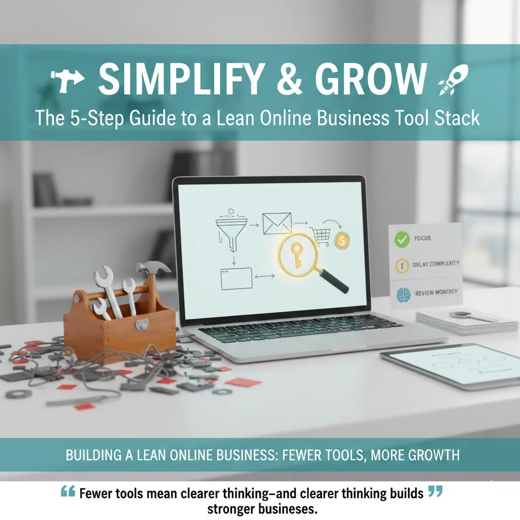an Online Business Using Fewer Smarter Tools