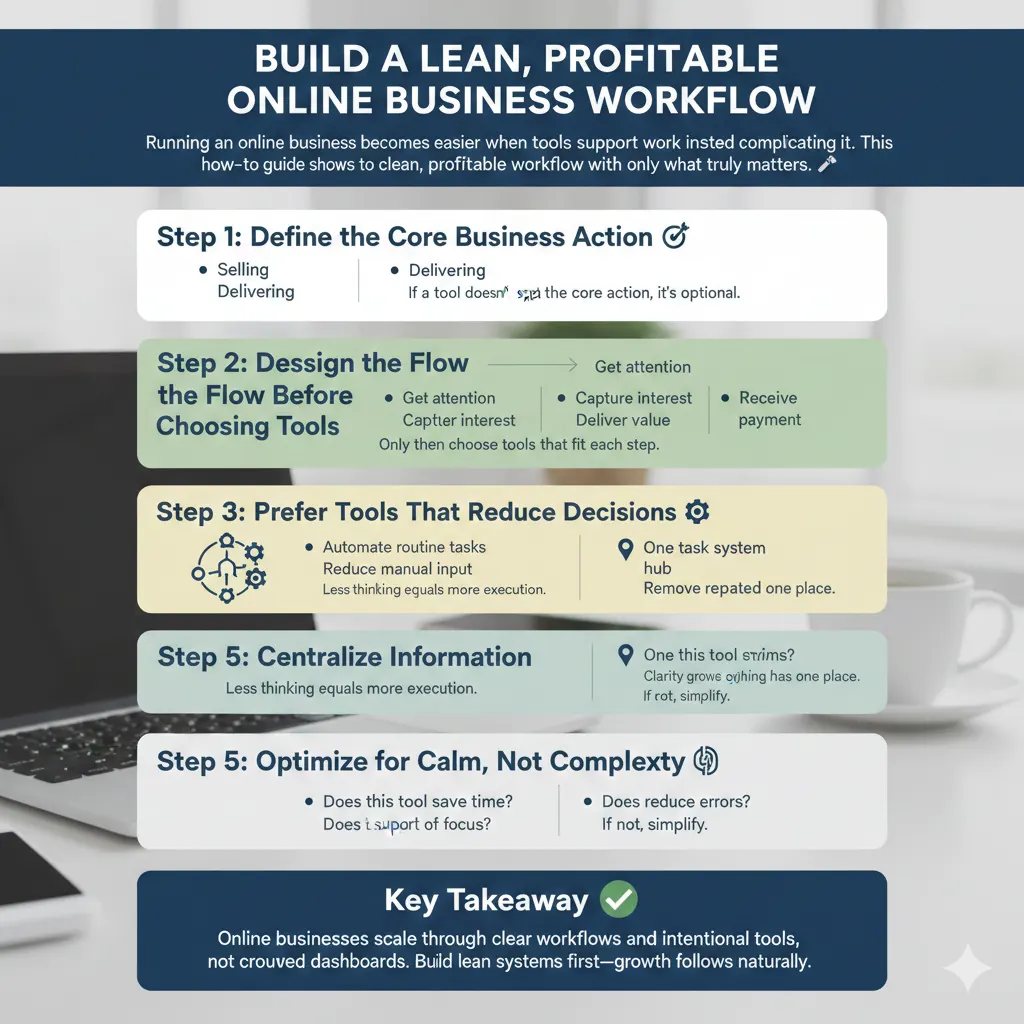 a Profitable Online Workflow With Minimal Tools